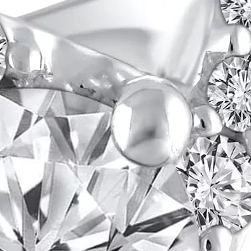 Ctw Diamond Earring in 14k white gold