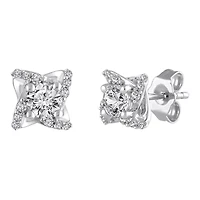 Ctw Diamond Earring in 14k white gold