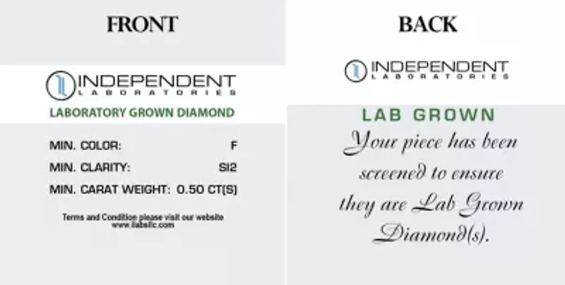 Lab Created 1/2Ctw LAB GROWN DIAMOND Stud Earrings Set in 925 Sterling Silver