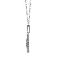 1/3CTW DIA GEMINI PENDANT IN STERLING SILVER