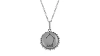 1/3CTW DIA LIBRA PENDANT IN STERLING SILVER