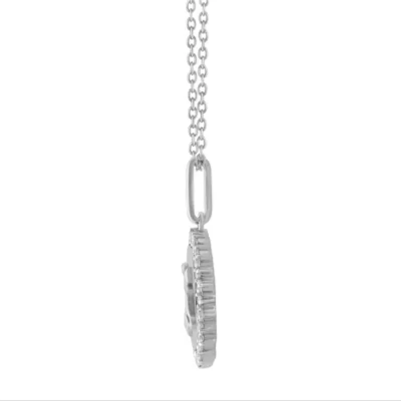 1/3CTW DIA SAGITARIUS PENDANT IN STERLING SILVER