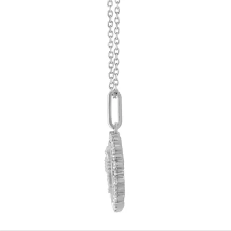 1/3CTW DIA SCORPIO PENDANT IN STERLING SILVER