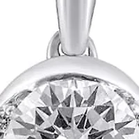 Lab Created 1/2 Carat tw Lab Grown Diamond Necklace set in 14K Gold 18 Inches