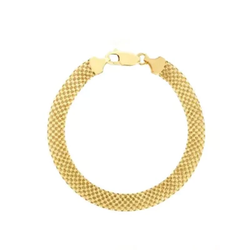 14k Gold 4.7mm Bismark Chain Bracelet