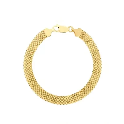 14k Gold 4.7mm Bismark Chain Bracelet