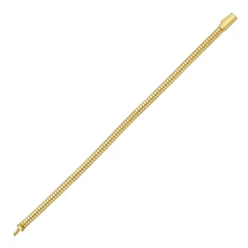 14k Gold THICK 4.5mm Snake Chain Bracelet