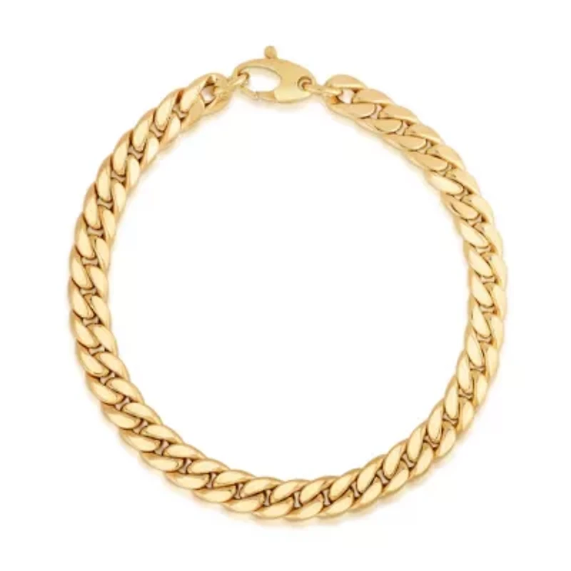 14k Gold THICK 6mm Miami Cuban Curb Chain Bracelet
