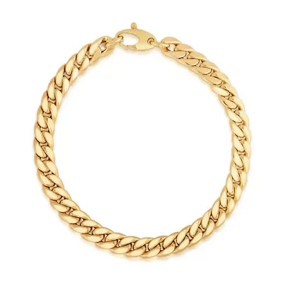 14k Gold THICK 6mm Miami Cuban Curb Chain Bracelet
