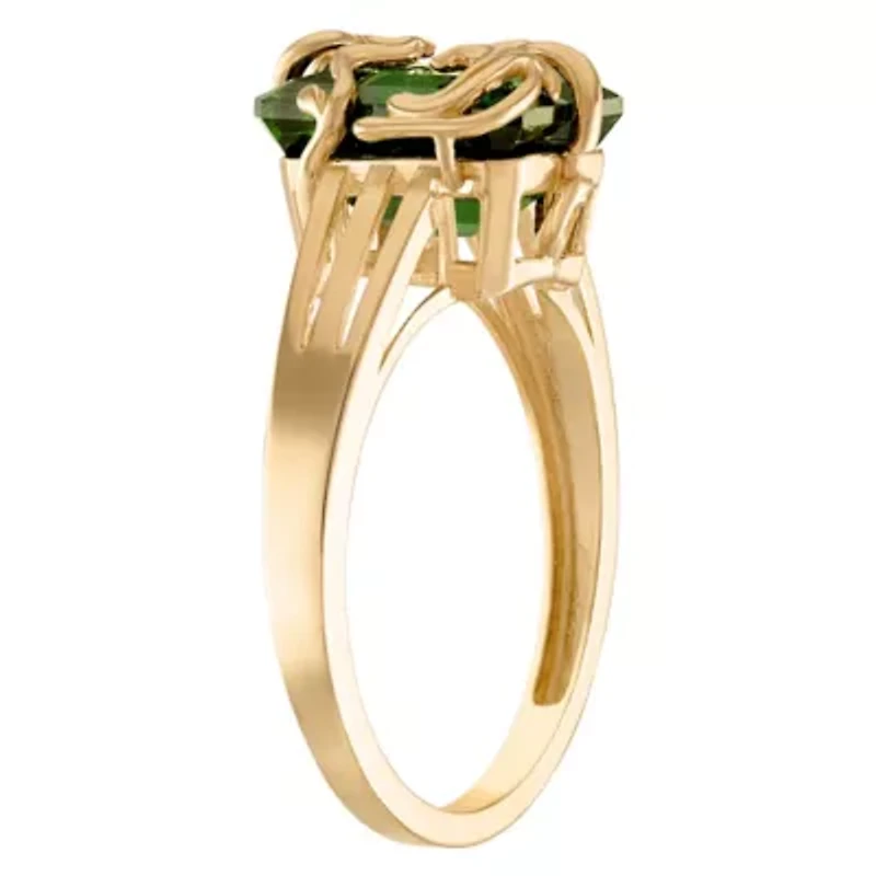 10K Gold Ruby Medusa Ring