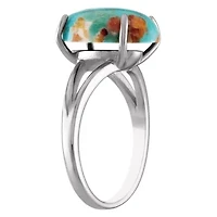 Sterling Silver Oyster Turquoise Ring