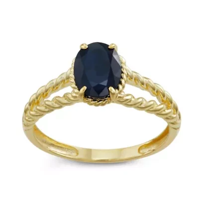 10K Gold Sapphire Ring