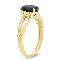 10K Gold Sapphire Ring