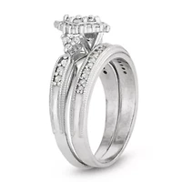 Sterling Silver Diamond Ring
