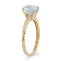 Lab Created 10Kt Gold Sapphire Solitaire Ring