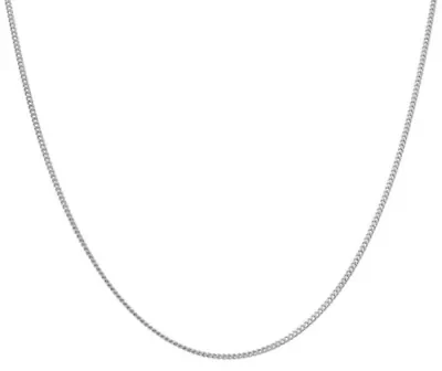 Sterling Silver 2.05mm Curb Chain Necklace