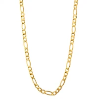 10Kt Gold Men's 5.65mm Figaro Chain Necklace