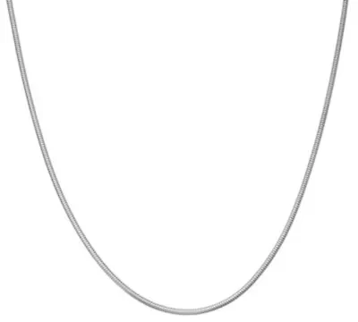 STERLING SILVER ITALIAN SNAKE CHAIN NECKLACE