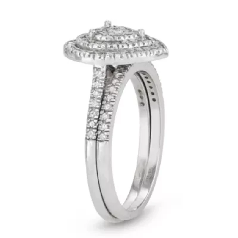Sterling Silver Diamond Ring