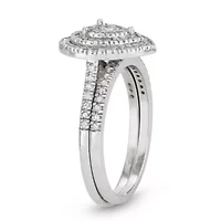 Sterling Silver Diamond Ring