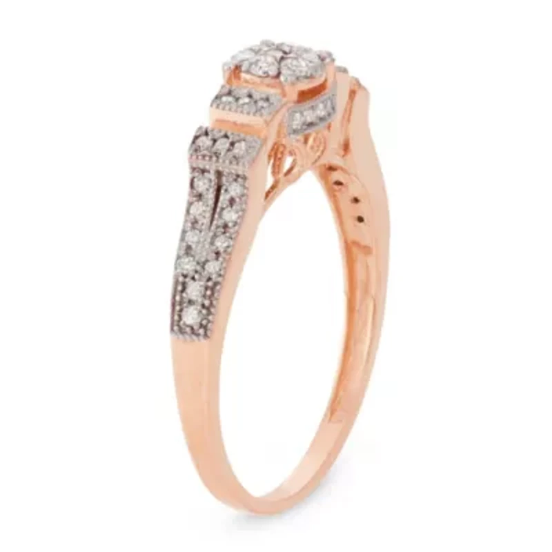 10Kt White Gold Diamond Ring