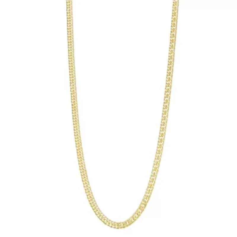 14Kt Gold Men's 4.3mm Miami Cuban Curb Chain Necklace