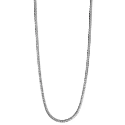 14Kt Gold Men's 2.65mm Herringbone Chain Necklace