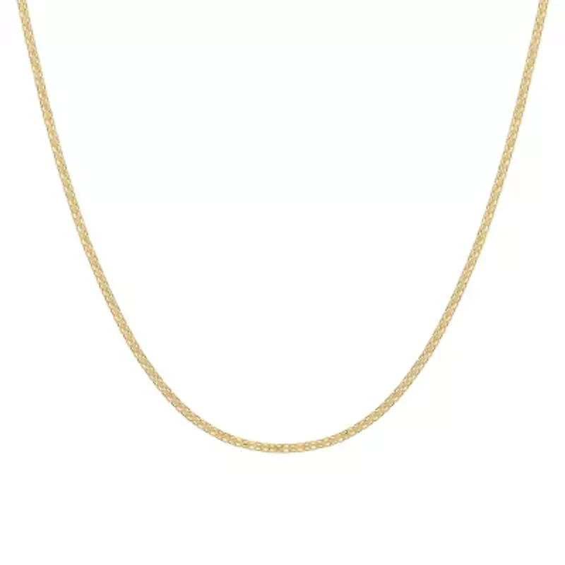 14Kt Gold 1.7mm Bismark Pendant Chain Necklace