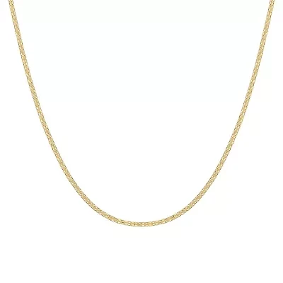 14Kt Gold 1.7mm Bismark Pendant Chain Necklace