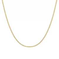 14Kt Gold 1.7mm Bismark Pendant Chain Necklace