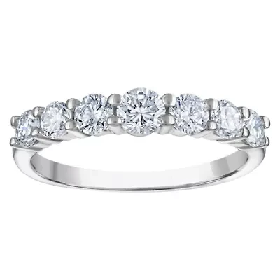 Lab Created Sterling Silver Grown Diamond Statement Ring