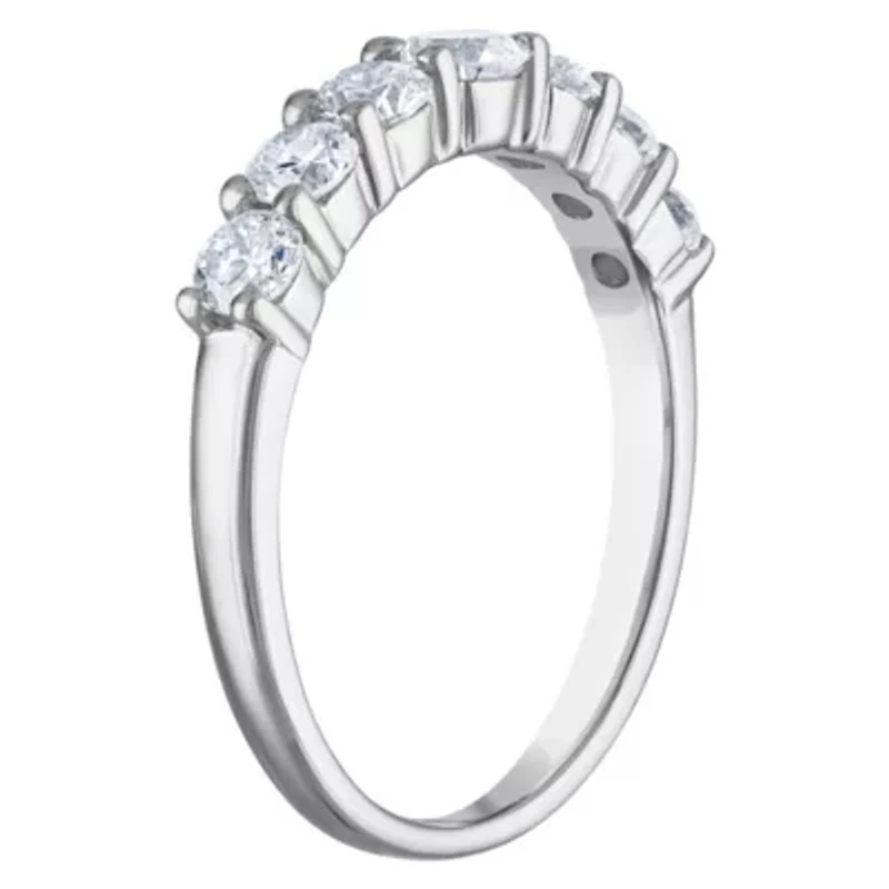 Lab Created Sterling Silver Grown Diamond Statement Ring