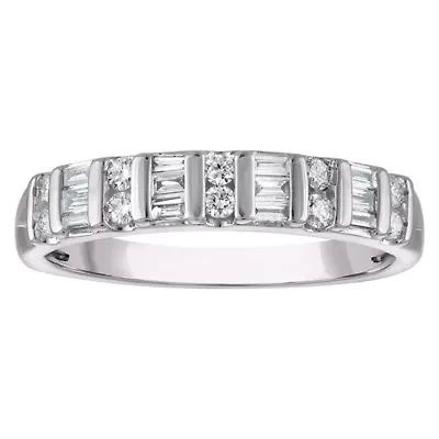 Lab Created Sterling Silver Grown Diamond Statement Ring
