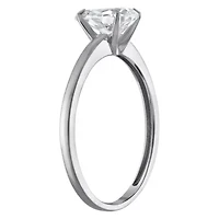 Lab Created 14k Gold 1 cttw Lab-Grown Diamond Pear Solitaire Ring