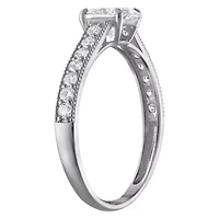 Lab Created 14k Gold 1.35 cttw Lab-Grown Diamond Oval Engagement Ring