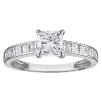 Lab Created 14k Gold cttw Lab-Grown Diamond Princess Engagement Ring