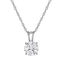 Lab Created 14K 1Ct Grown Diamond Pendant