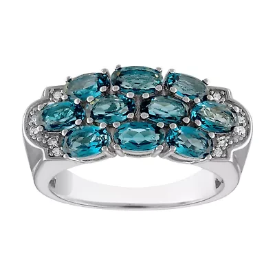 Sterling Silver London Blue Topaz Ring