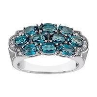 Sterling Silver London Blue Topaz Ring