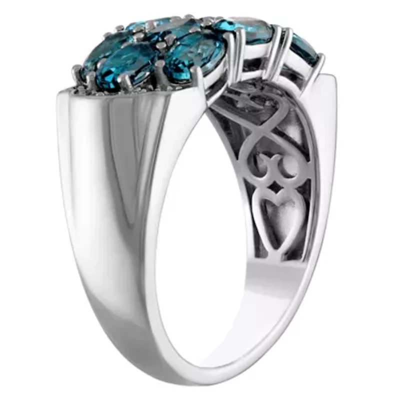 Sterling Silver London Blue Topaz Ring