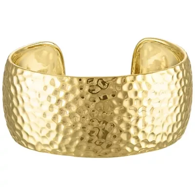 Gold Over Brass Cuff Bangle