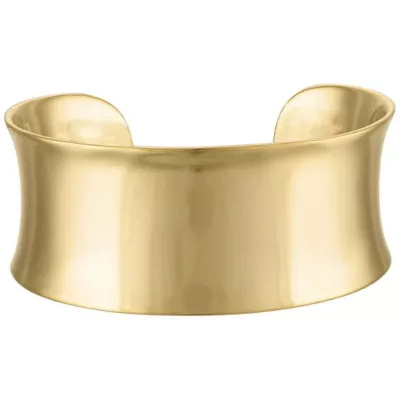Gold Over Brass Cuff Bangle