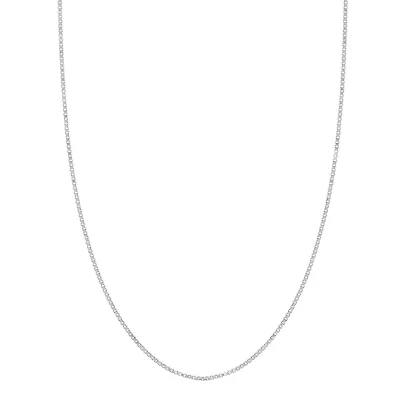 Sterling Silver Box Chain Necklace