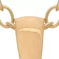 Lab Created Gold Plated Silver Created Opal Pendant