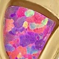 Lab Created Kid'S Gold Over Silver Created Opal Butterfly Leverback