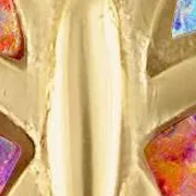 Lab Created Kid'S Gold Over Silver Created Opal Butterfly Leverback