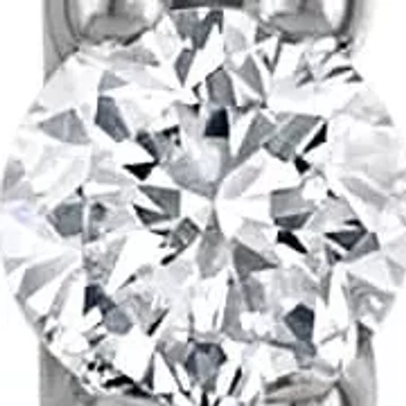 Lab Created Sterling Silver 1.75Ct Lab Grown Diamond Hoop Earrings