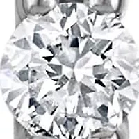 Lab Created Sterling Silver 1.75Ct Lab Grown Diamond Hoop Earrings