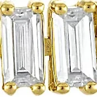 Lab Created Gold Plated Silver Created Moissanite Tennis Bracelet