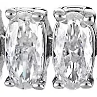 Lab Created Sterling Silver Created Moissanite Tennis Bracelet